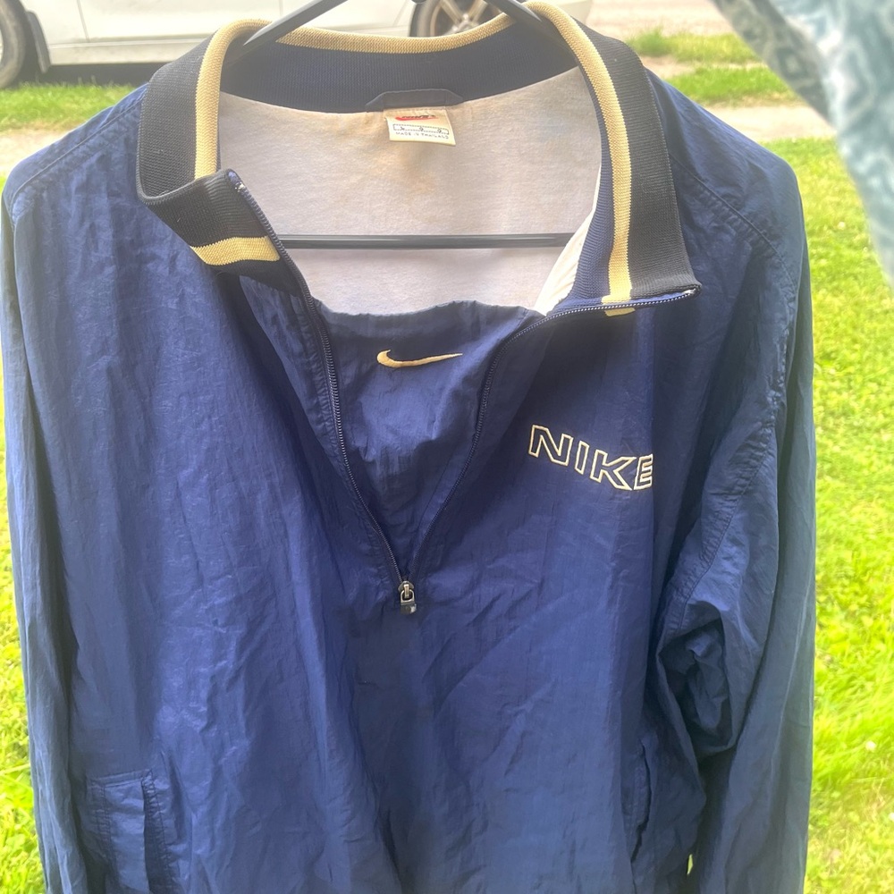 Nike Blue Windbreaker Jacket